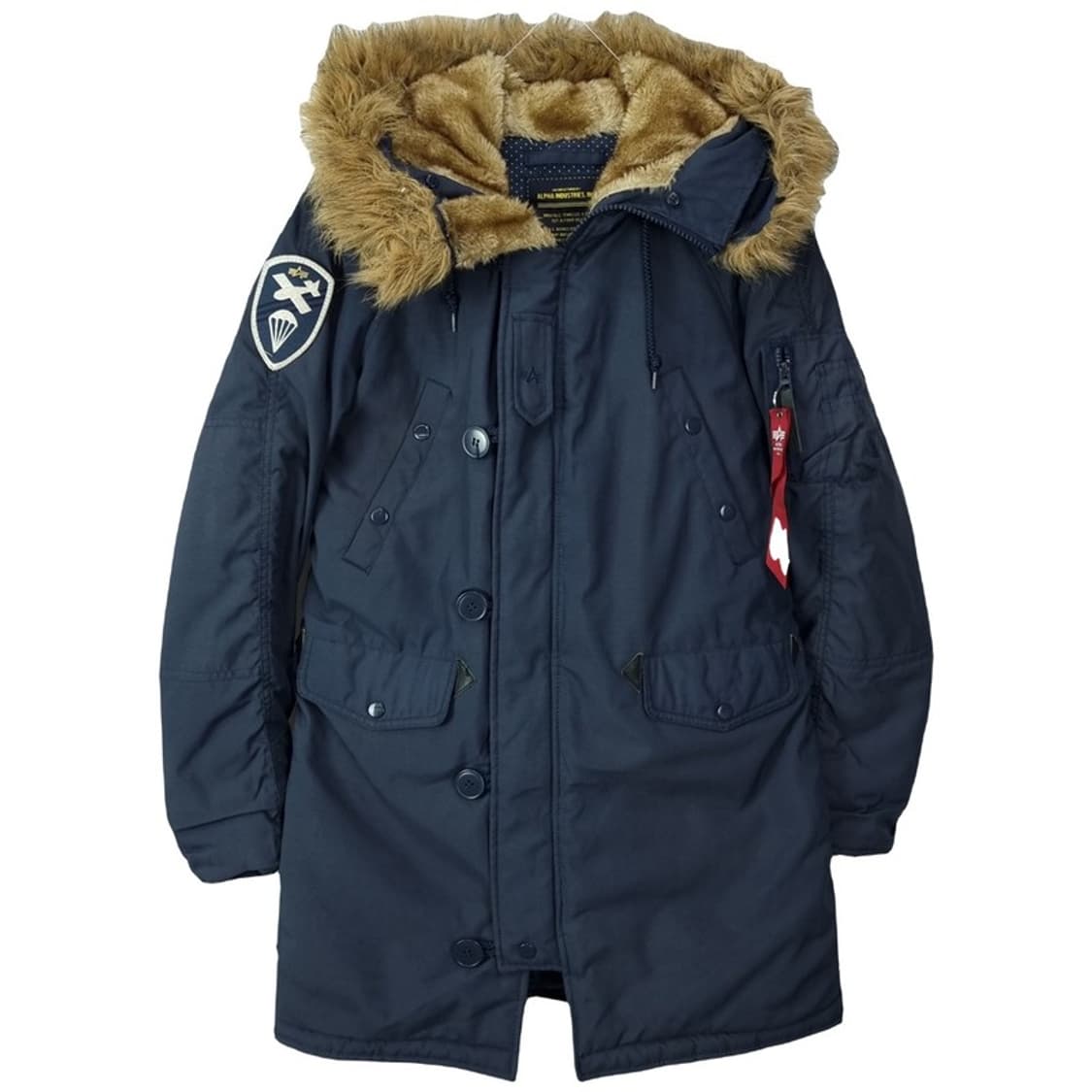 [알파인더스트리스] 밀리터리 N3B 플라이트 야상 네이비 M17615 상품이미지2