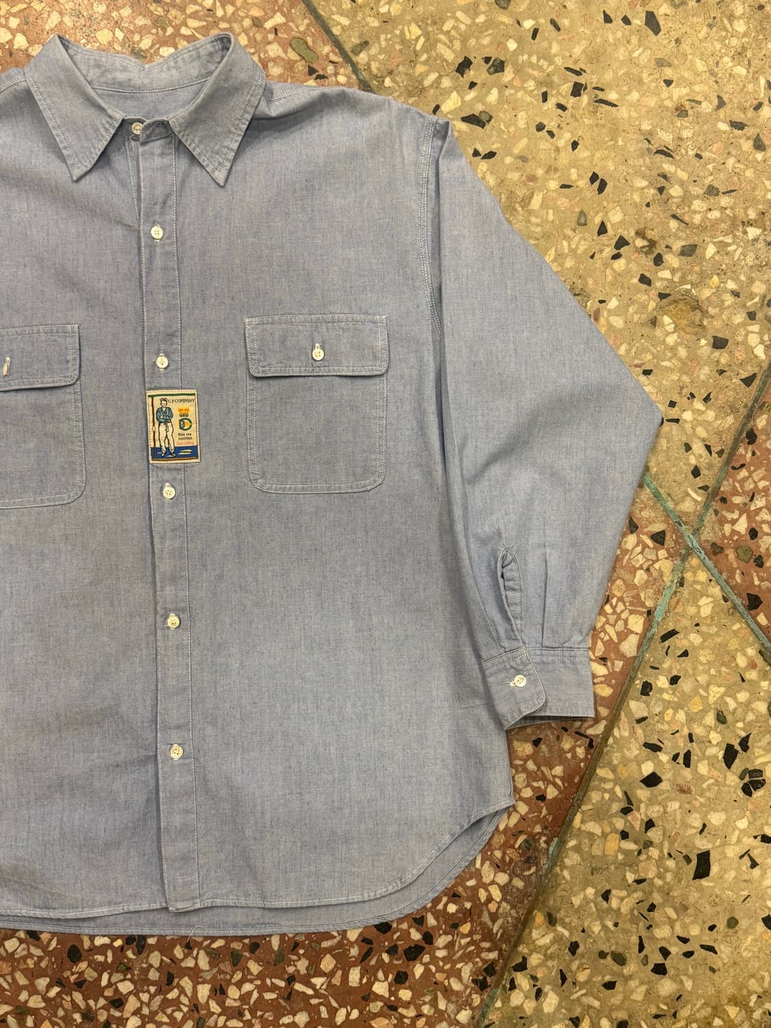 C.P. Company 샴브레이 셔츠 (XL) 상품이미지3