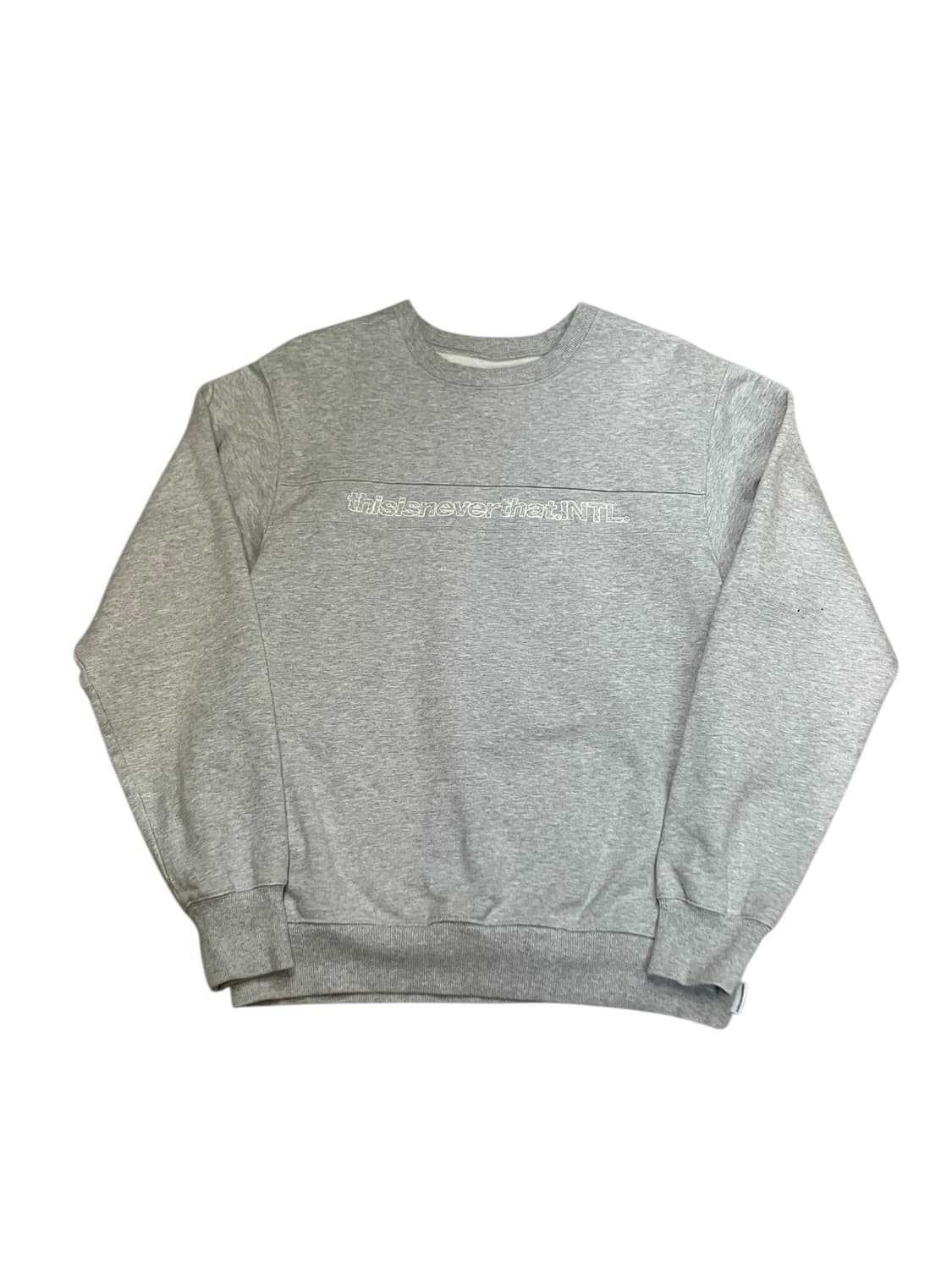 디스이즈네버댓 맨투맨 그레이 S #csz2601 상품이미지3