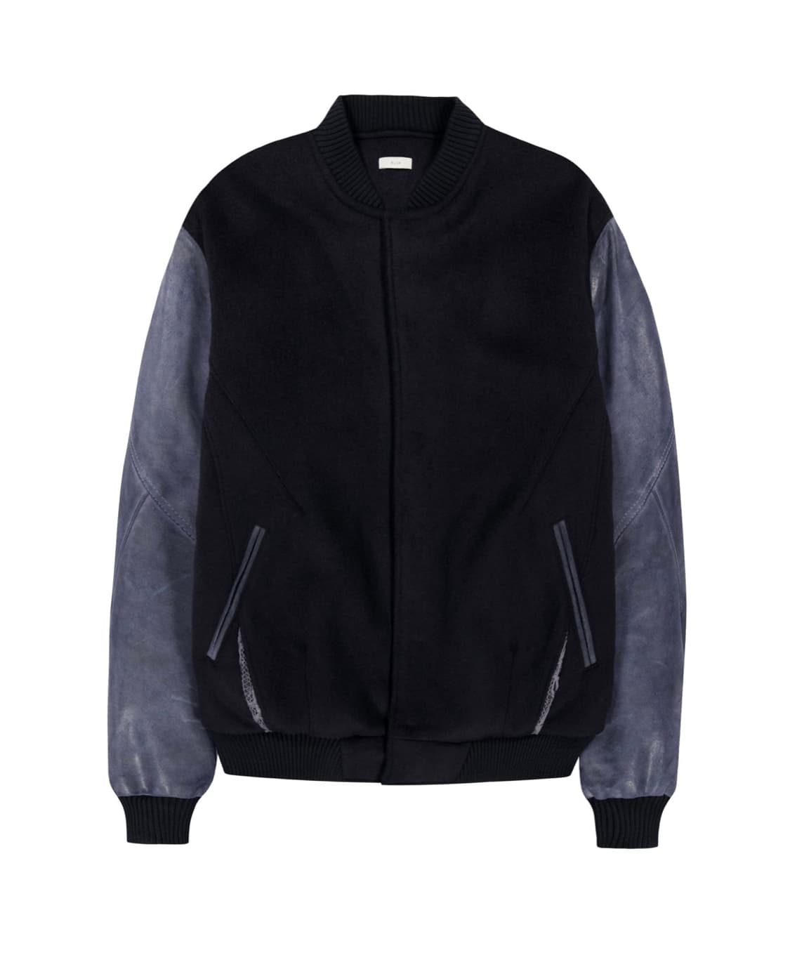 M) 엑슬림 ep.8 바시티 자켓 네이비 미디움사이즈 상품이미지1