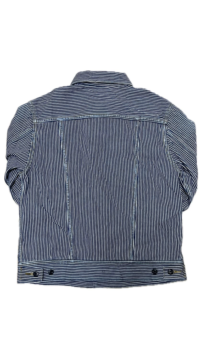 Authentic Cube Sugar 히코리 스트라이프 데님 재킷 상품이미지8