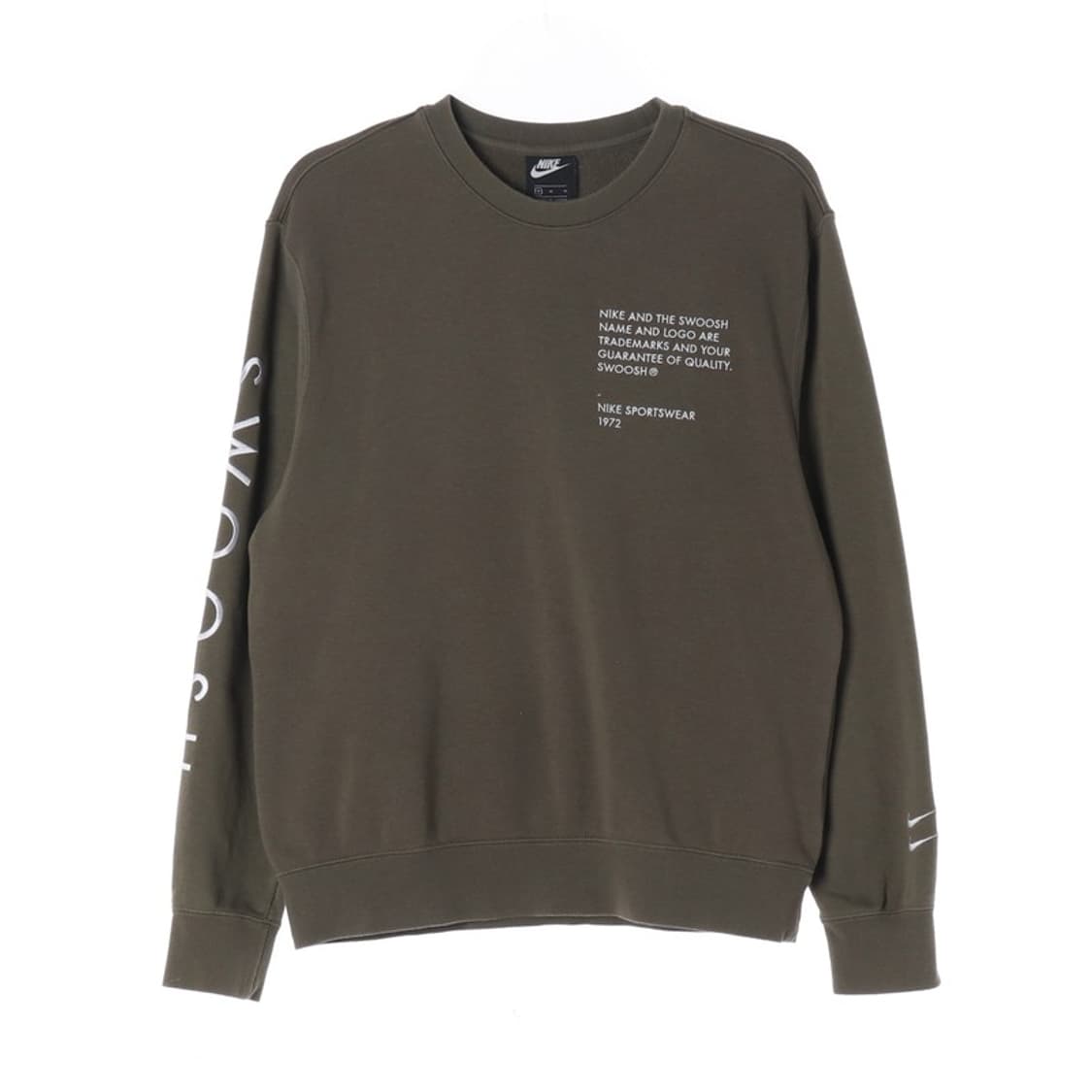 나이키 더블 스우시  레터링 맨투맨 M 상품이미지1