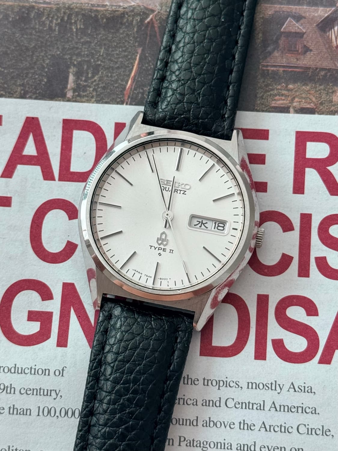 Seiko 세이코 쿼츠 TYPE II Day-Date 1977 상품이미지1