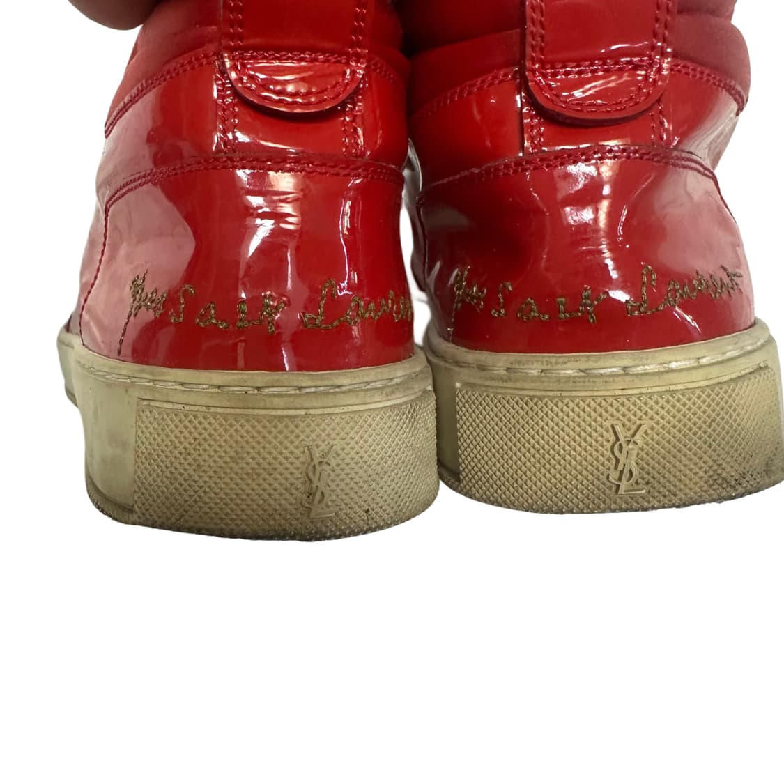 입생로랑 말리부 레더 레드하이탑스니커즈 245 상품이미지4