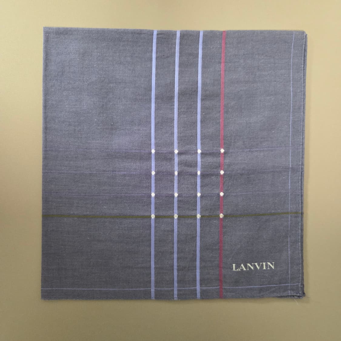 Lanvin 랑방 빈티지 명품 스카프 반다나 상품이미지1