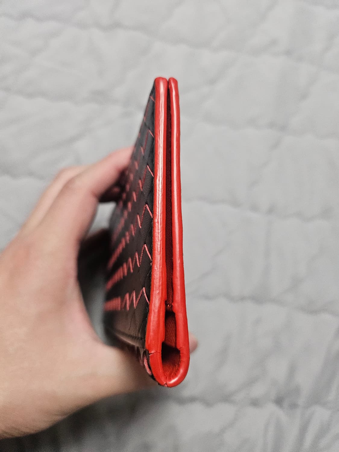 보테가 장지갑 빨검  한정판 상품이미지3