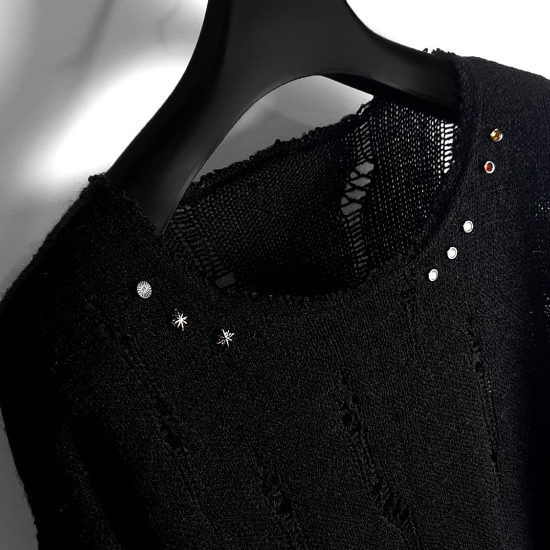 가키하라 Lost musician colorgem grunge knit 상품이미지1