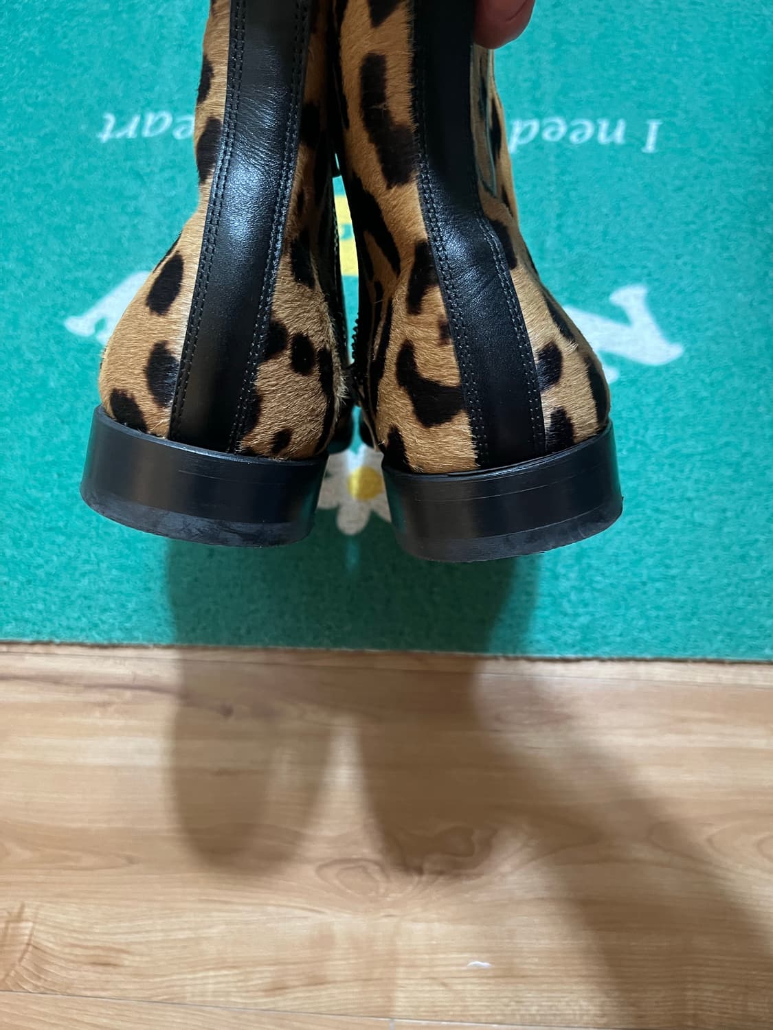 발망 정품 송치 레오파드 부츠 상품이미지4