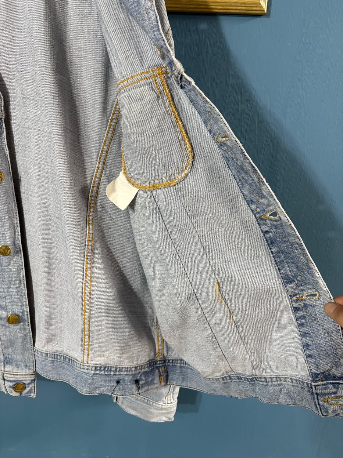 80-90s Lee patd-153436 denim jacket.  상품이미지7
