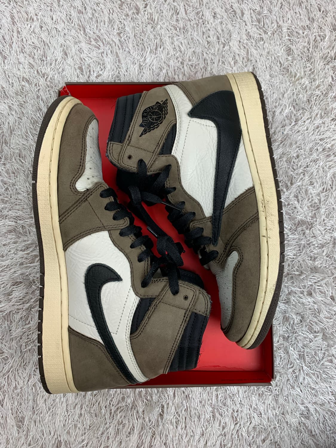 [275] 정품 나이키 x 트레비스 스캇 조던 1 하이 모카 상품이미지6