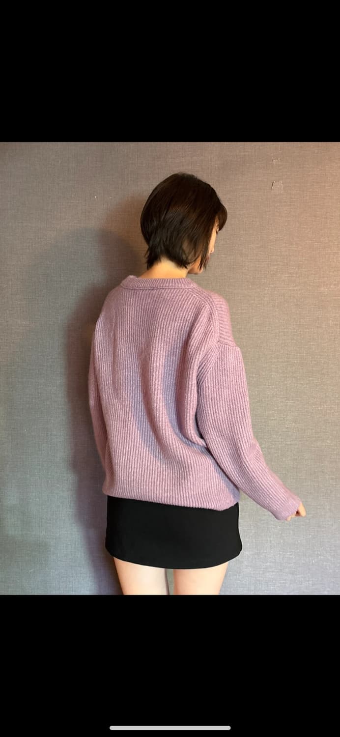Tate 연보라 니트  상품이미지1