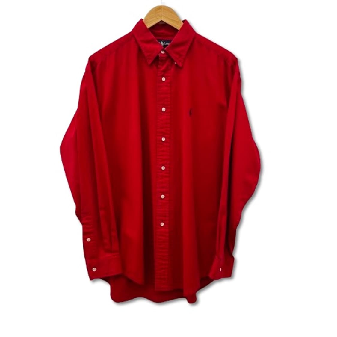 폴로 랄프로렌 BLAIRE 레드 코튼 셔츠 상품이미지1