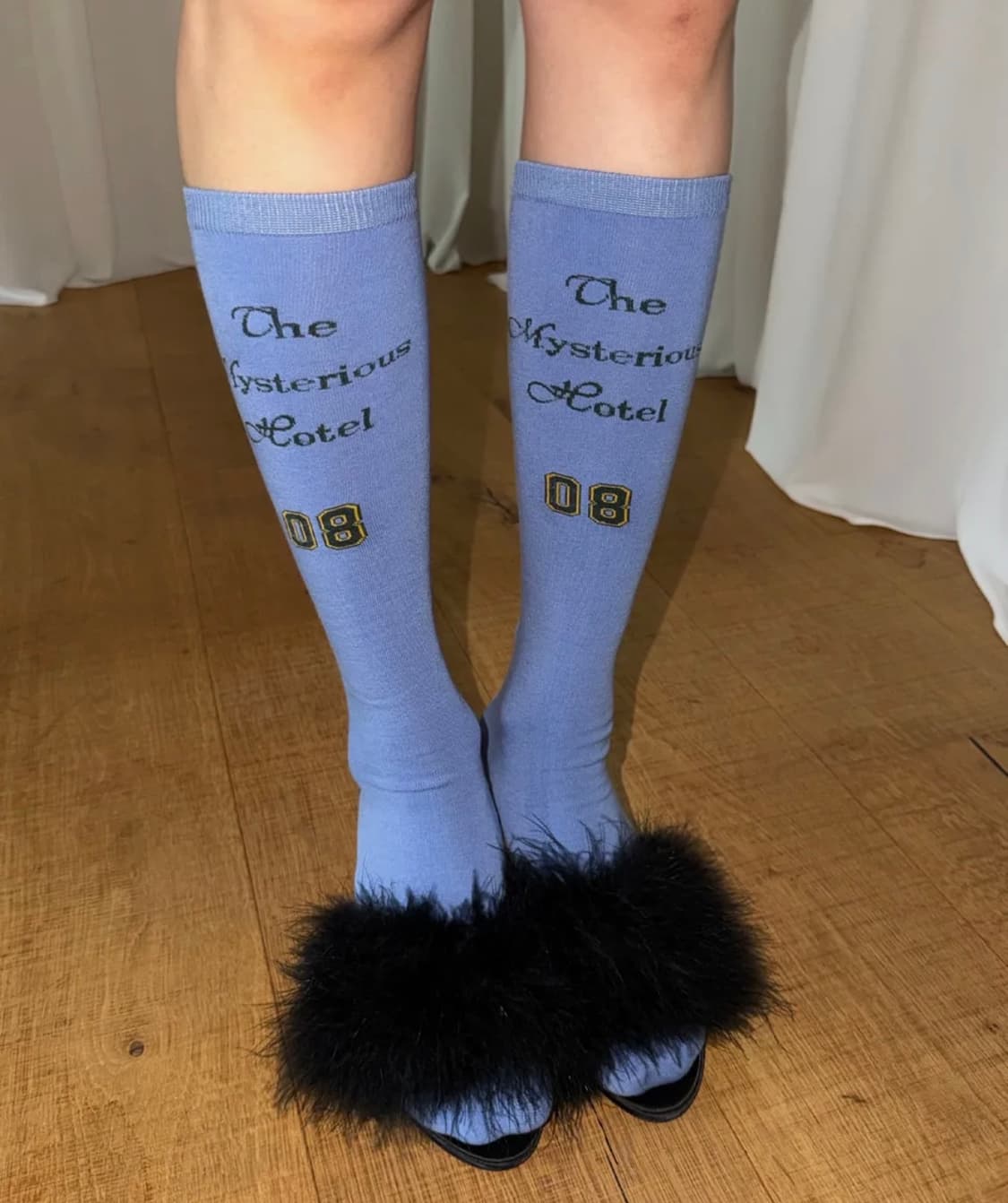 미스테리어스호텔 HOTEL PUNK KNEE-HIGH SOCKS 상품이미지1