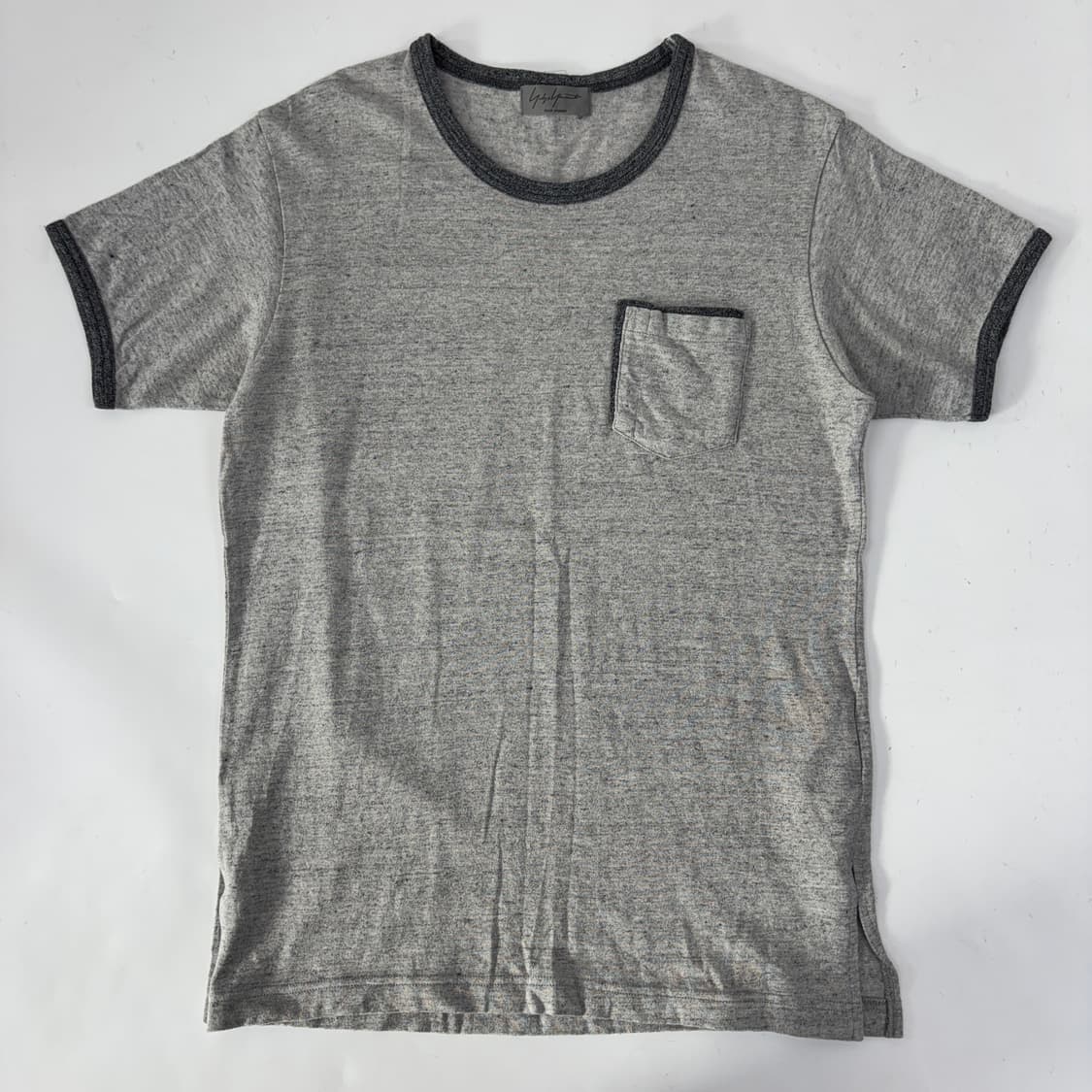 요지야마모토 뿌르옴므 원포켓 반팔티 상품이미지1