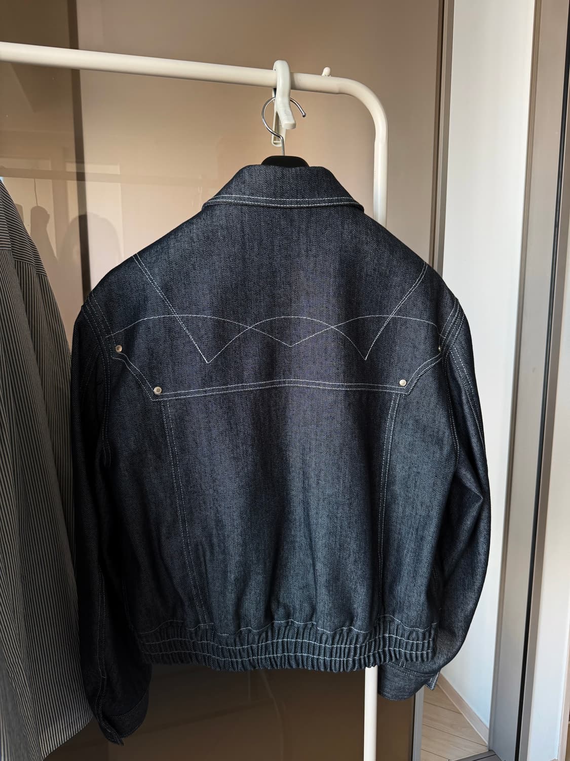 엘무드 (46) 카펜터 블루종 자켓 블루진 새상품 상품이미지2