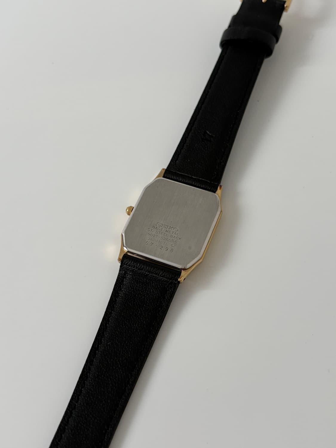 80s chariot gold octagon case quartz 상품이미지8