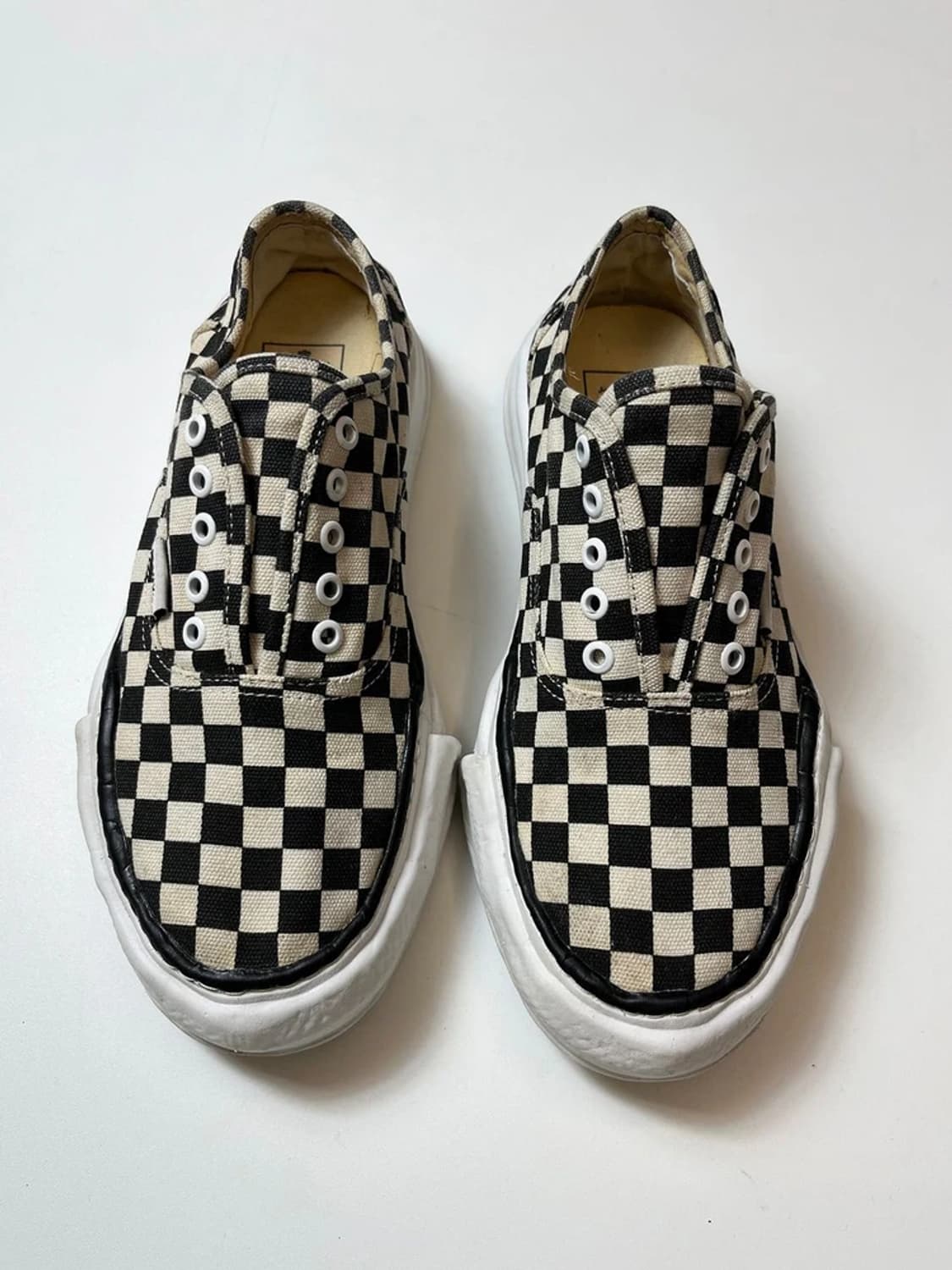 메종 미하라 야스히로 베이커 OG 솔 캔버스 로우 Q1392 상품이미지5