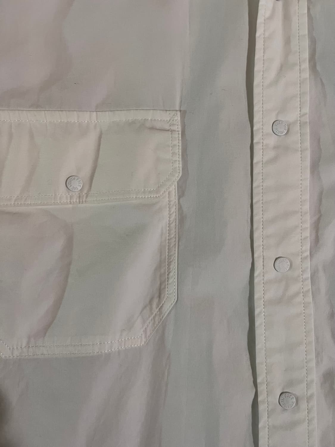 The NorthFace Purple label  노스페이스 화이트셔츠 상품이미지3