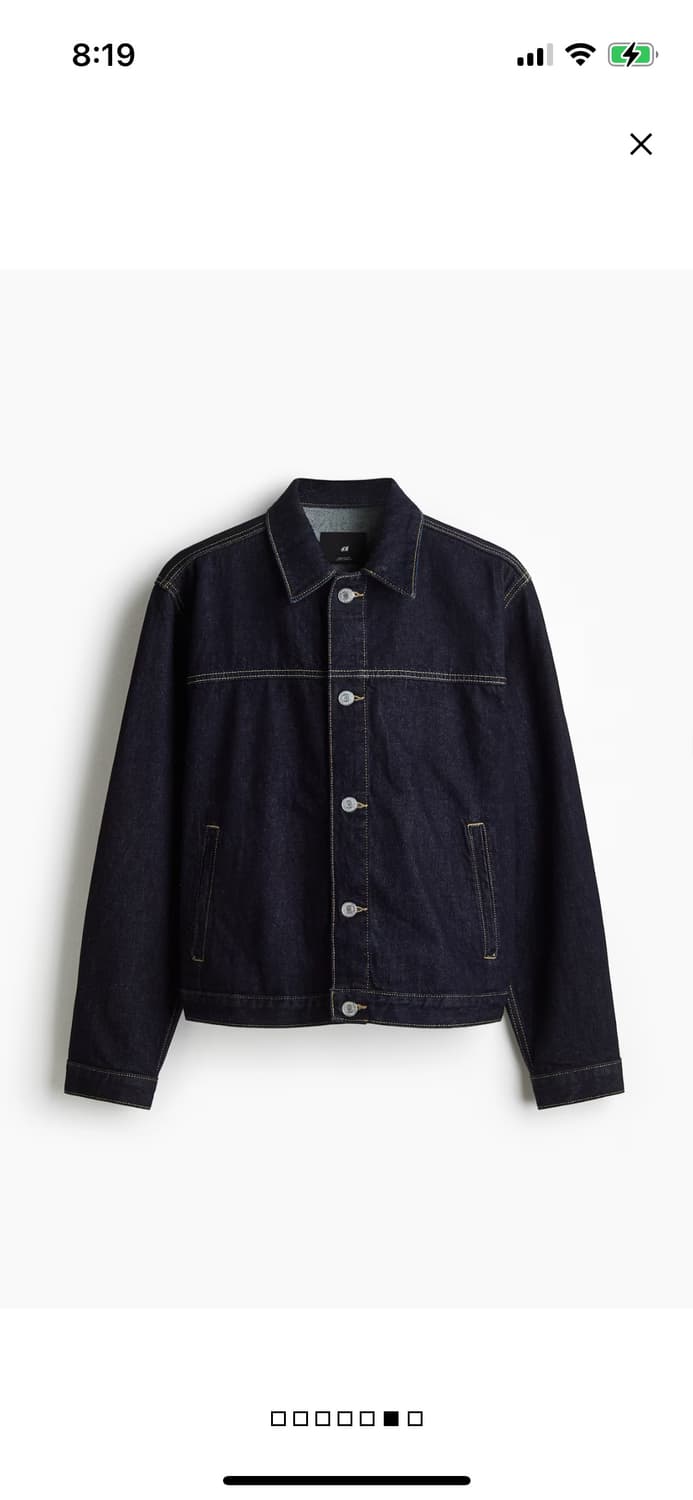 H&M 흐앤므 데님 자켓 상품이미지5