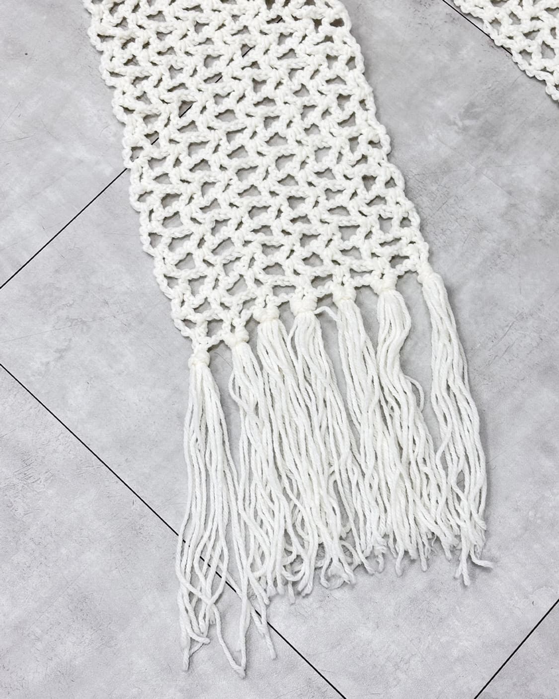 sapporo ivory net muffler 상품이미지3