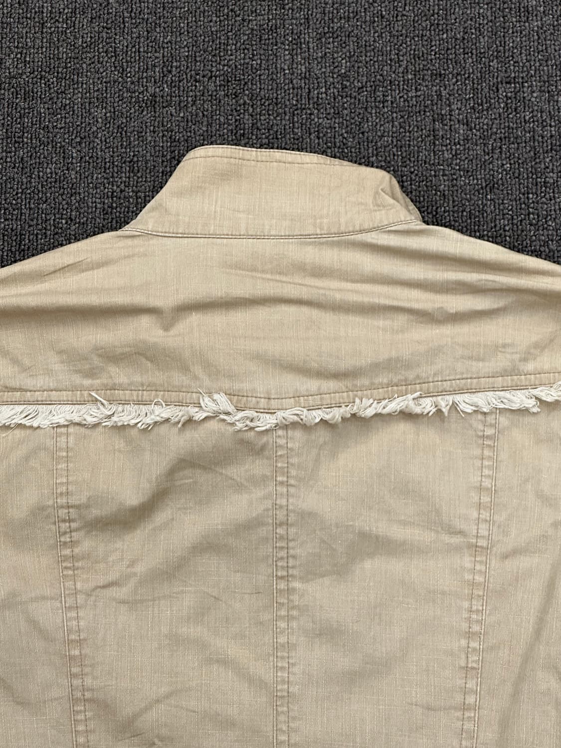 OS)Japanese vintage 여성 베이지 자켓 상품이미지5