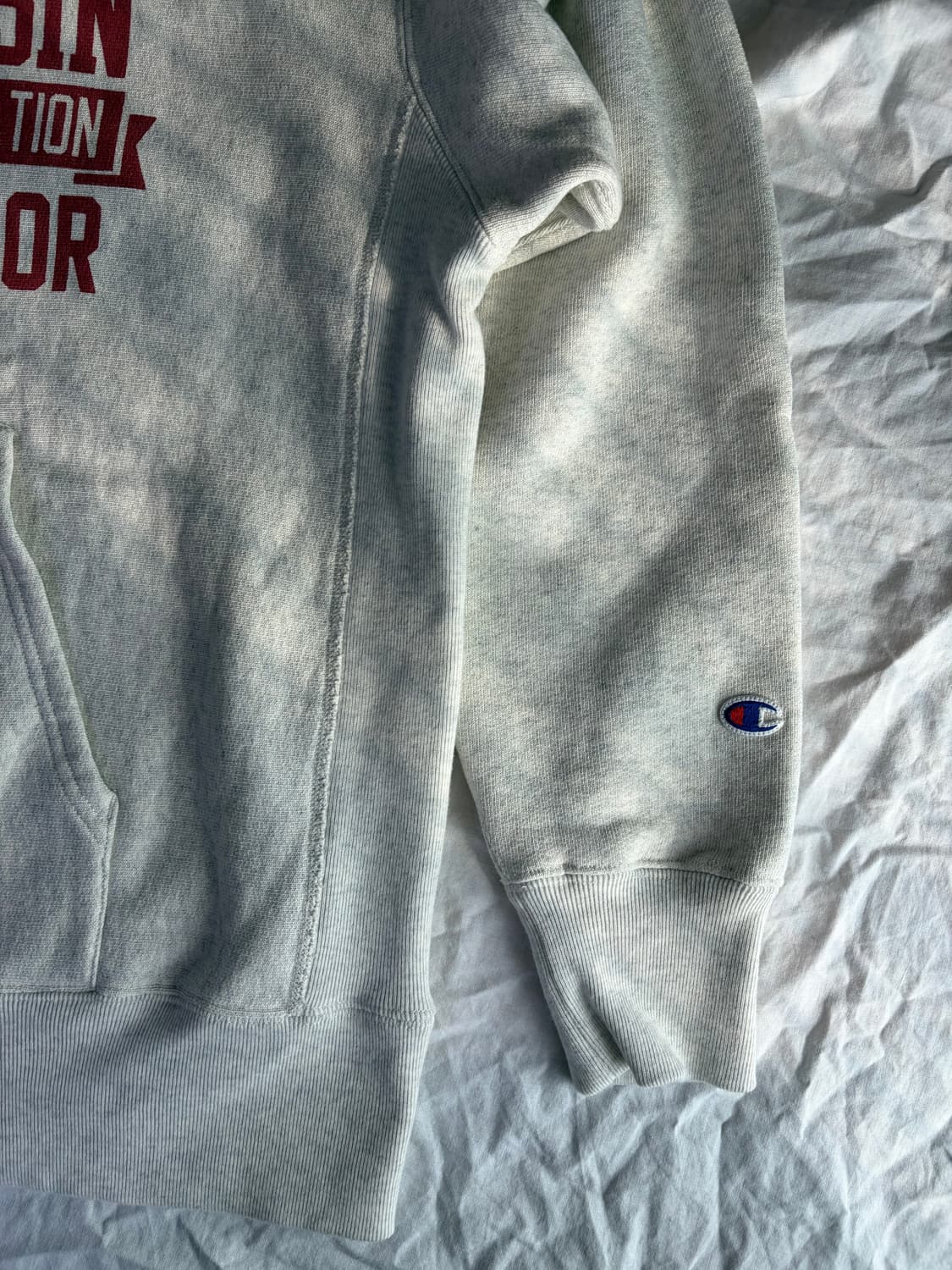 챔피온 재팬 리버스위브 블루택 스웻 후드 / XL 상품이미지5