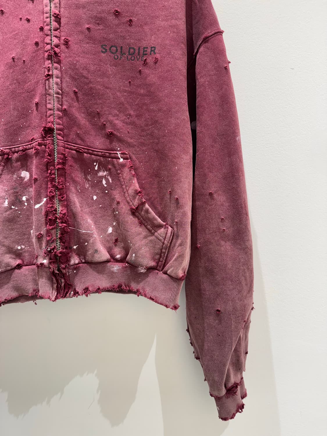 빈티지 크롭 후드집업(여성) 상품이미지4