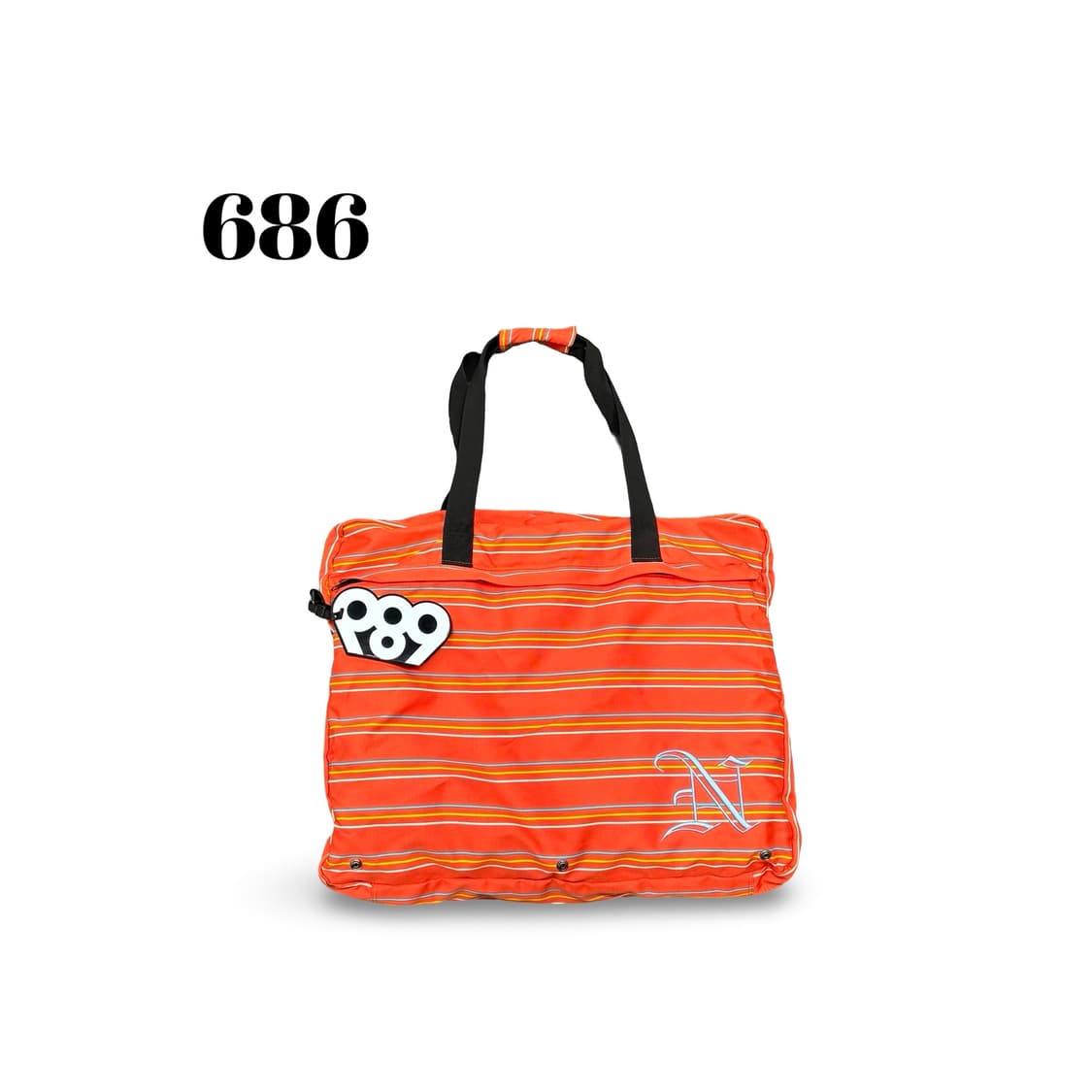 686 오렌지 스트라이프 토트백 상품이미지1