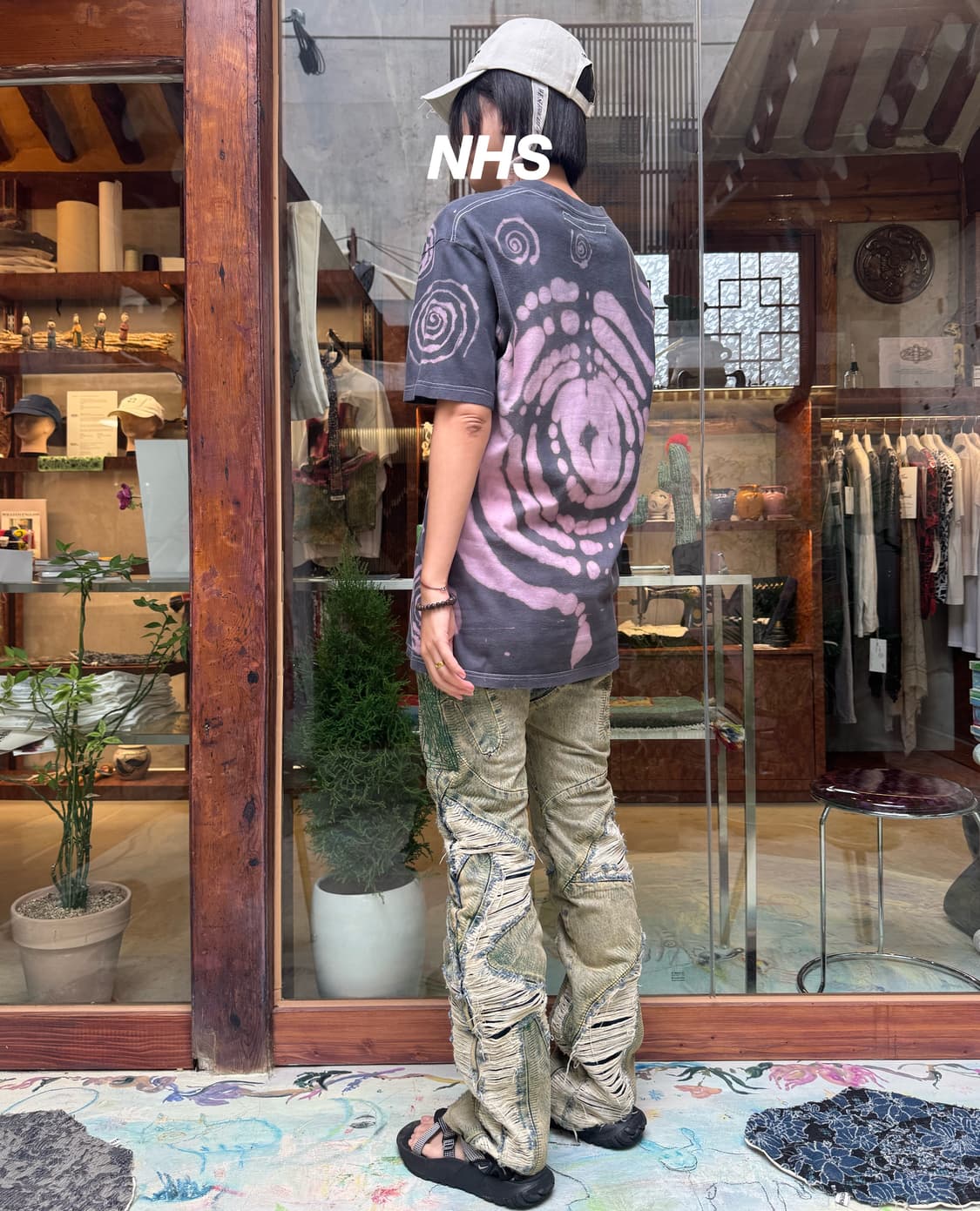 EPI•TAPH hand washed Print T-shirts 상품이미지1