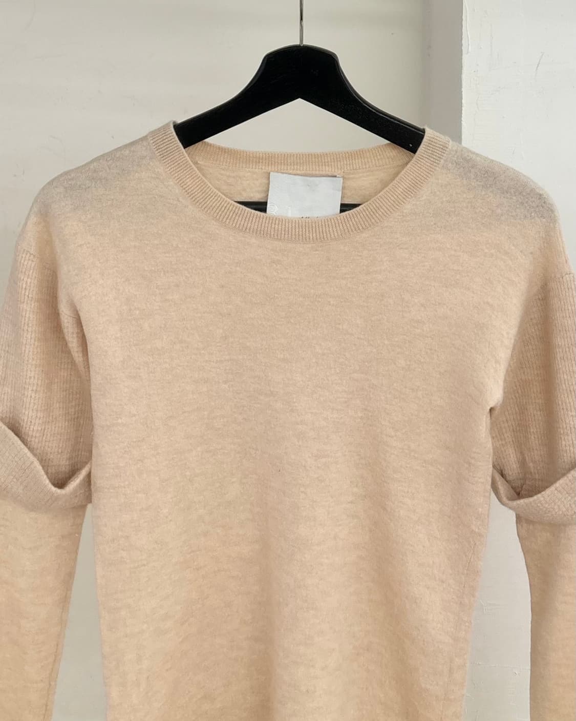 3.1 필립 림 베이지 롤업 레그 울 니트 상품이미지2