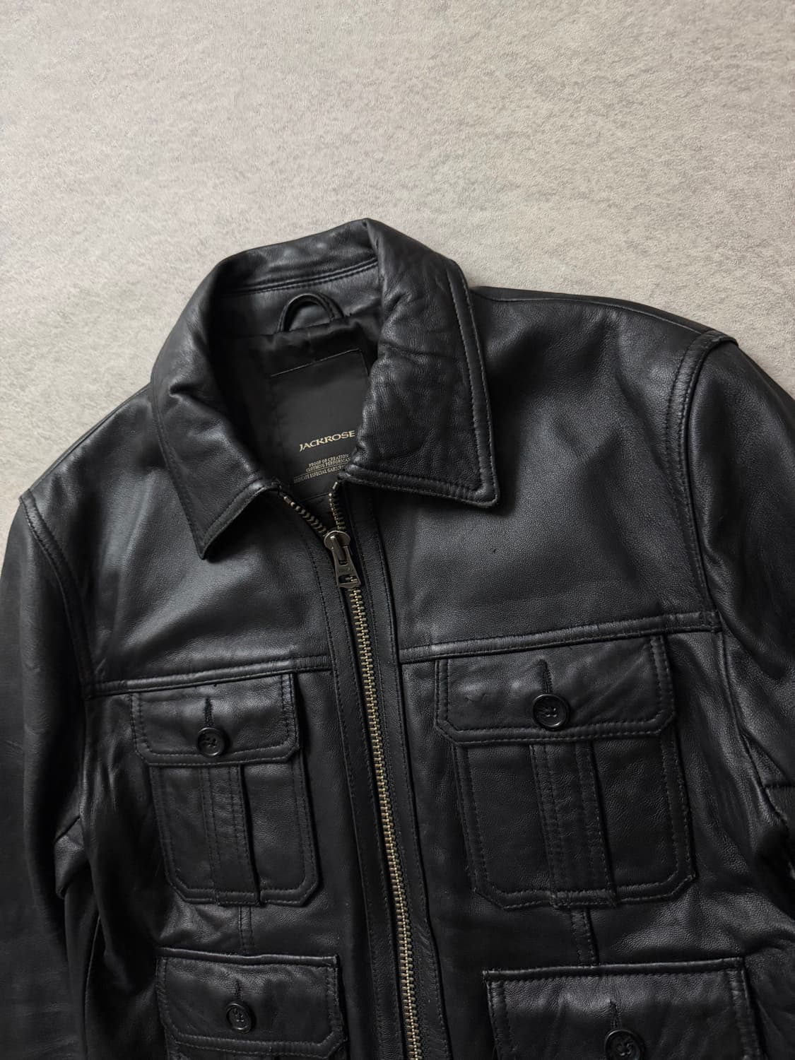 잭로즈 멀티포켓 램스킨 자켓 상품이미지3
