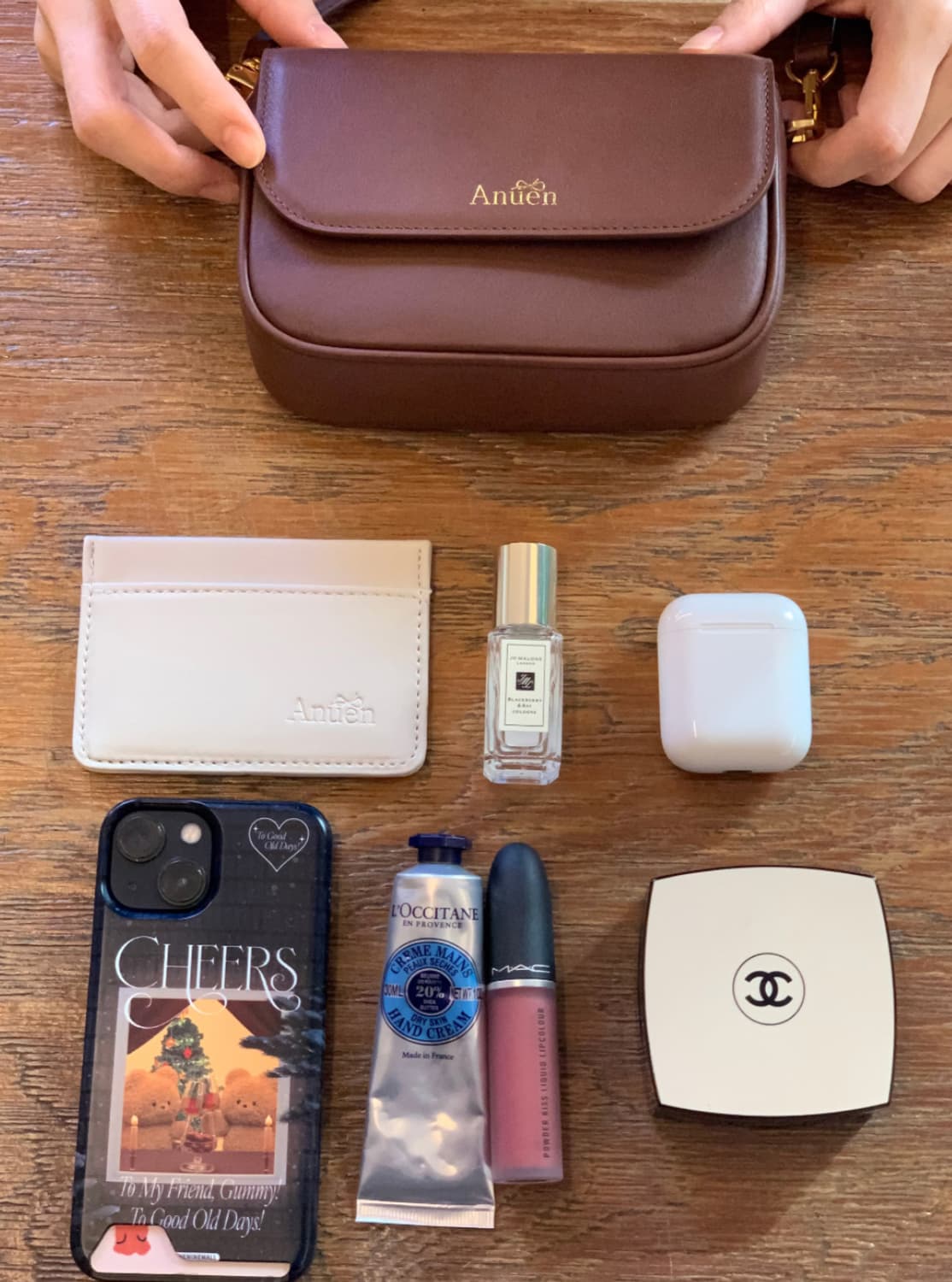 브라운 크로스백(이태리 천연 소가죽) 상품이미지1