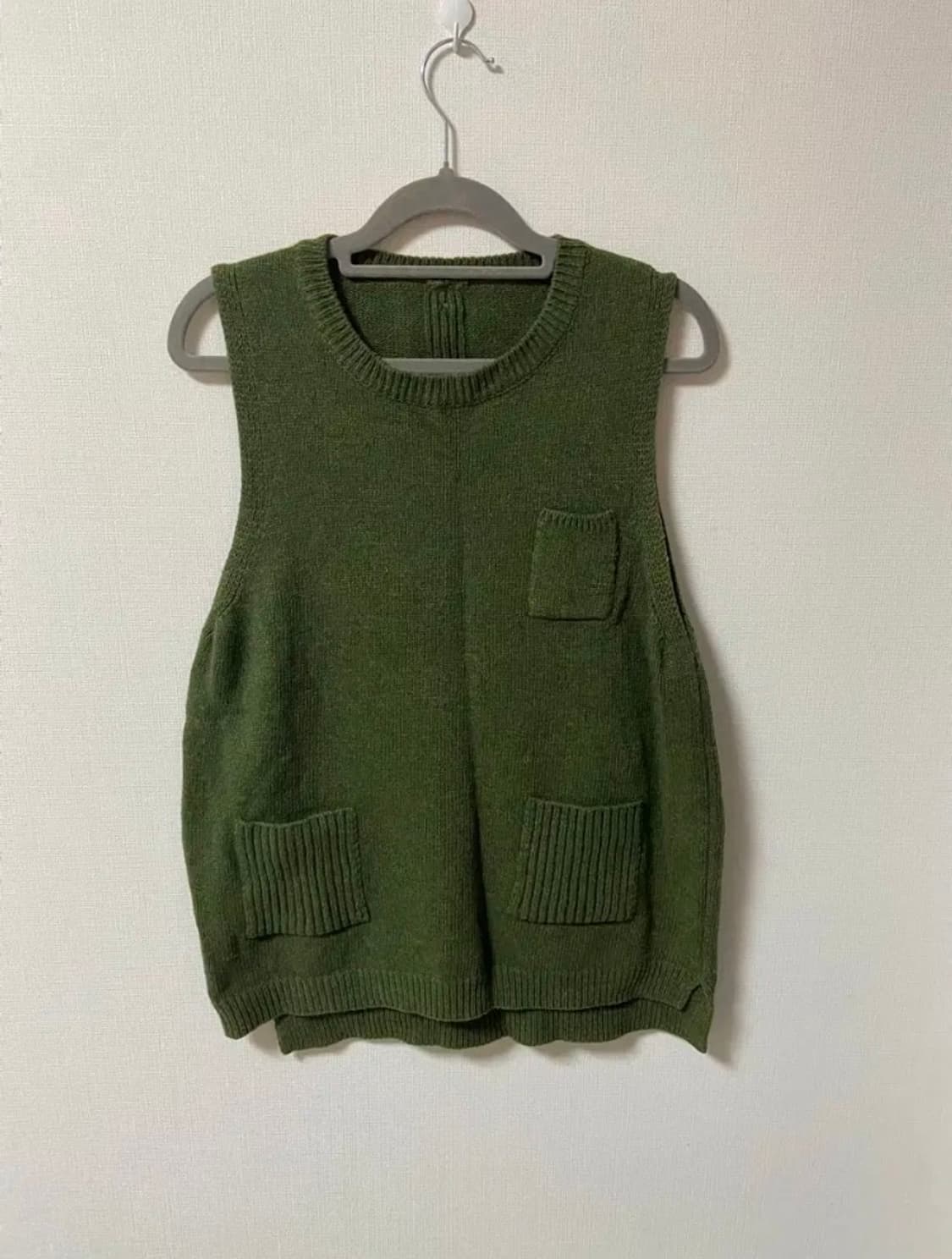 빈티지 모리걸 니트 조끼 상품이미지1