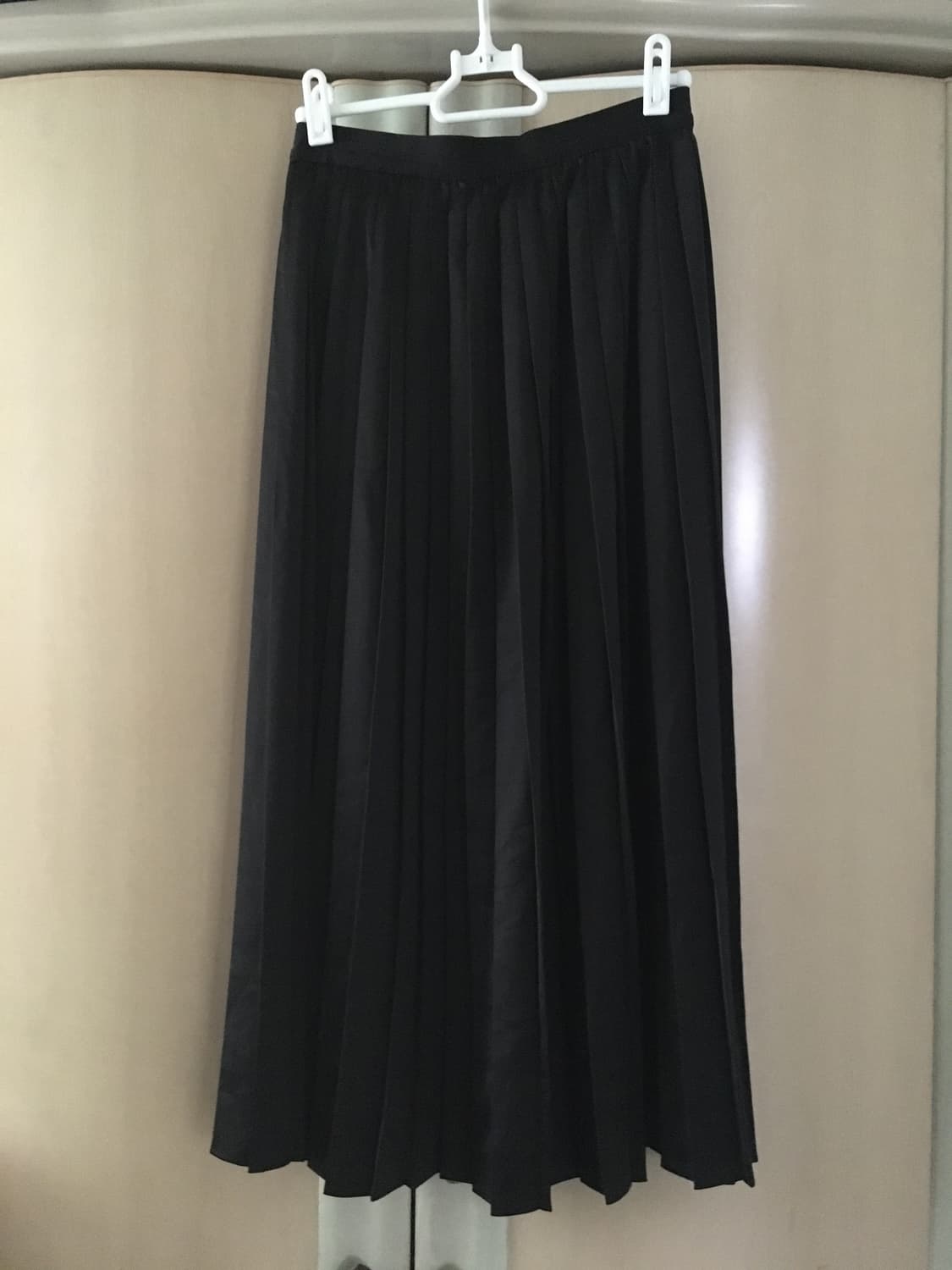 S 일본빈티지 유니클로 cos 플리츠 양면 스커트 블랙 상품이미지2