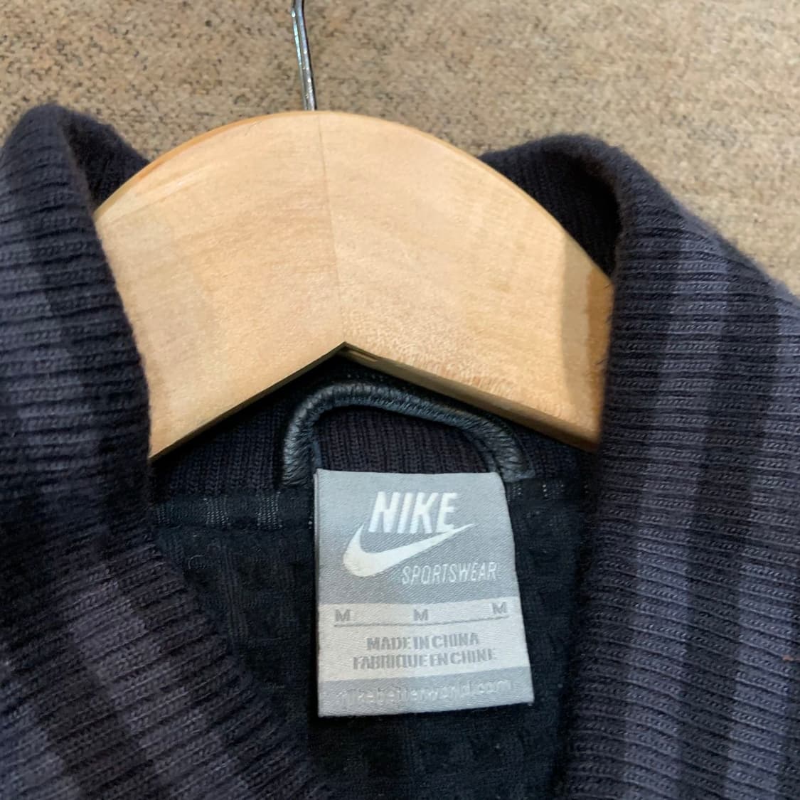 나이키 디스트로이어 소가죽 바시티 자켓 M 상품이미지3