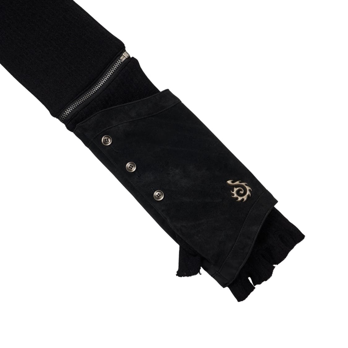 bonienkiye Detachable Zipper Leather Top 상품이미지3