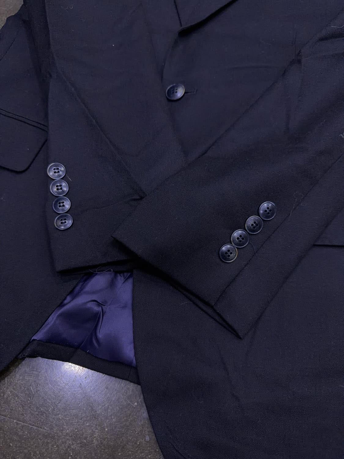 소로지오 심플 싱글버튼 블랙 블레이저 자켓 100 상품이미지6