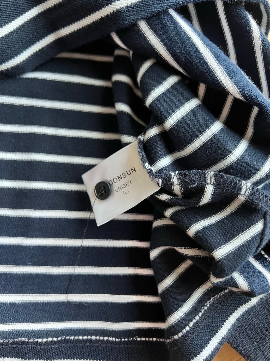 문선 스트라이프 pk 셔츠 L 상품이미지3