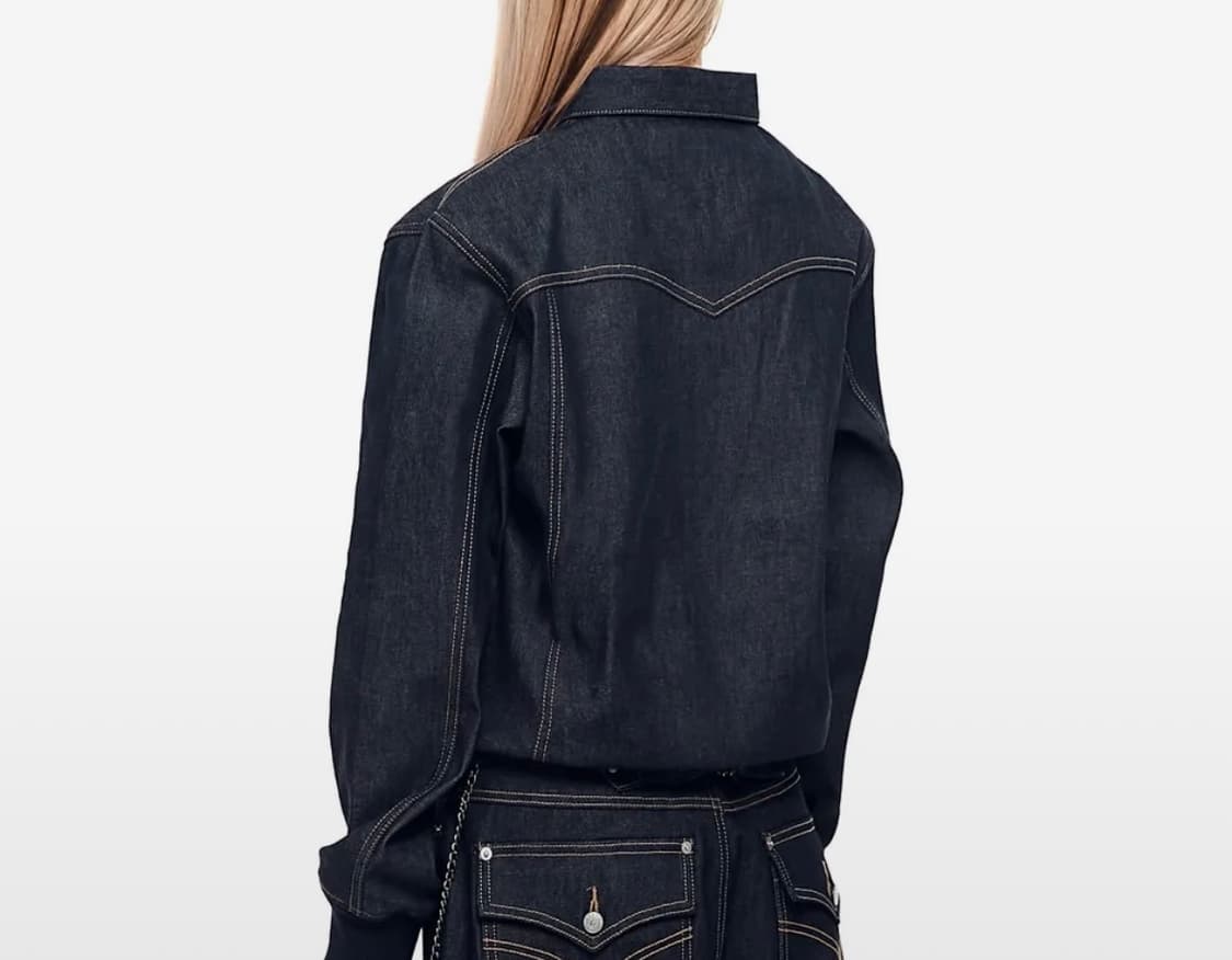 아캄 Banding Denim Zip-Up Jacket 상품이미지3