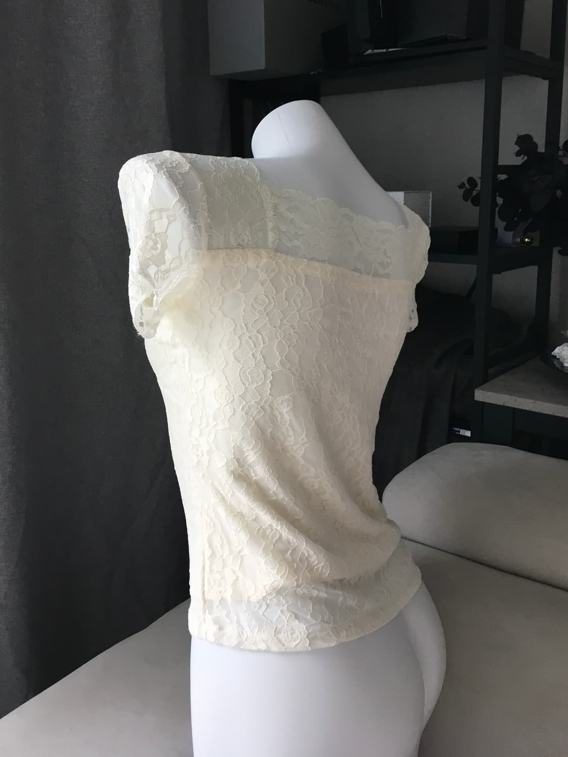 ༒ Ballet Core Lace Ribbon Top 상품이미지4