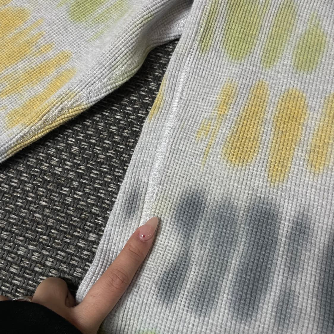 디스이즈네버댓 그런지 와플 니트 맨투맨 XL 상품이미지5