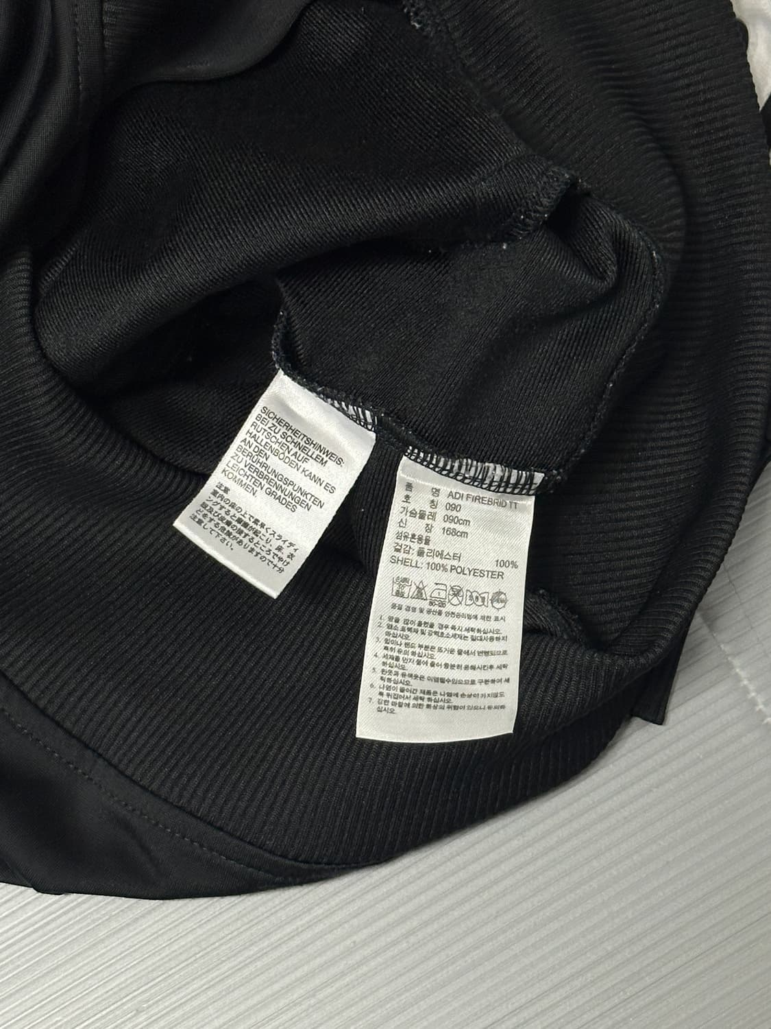 아디다스 파이어버드 트랙탑 져지 블랙 90 상품이미지5