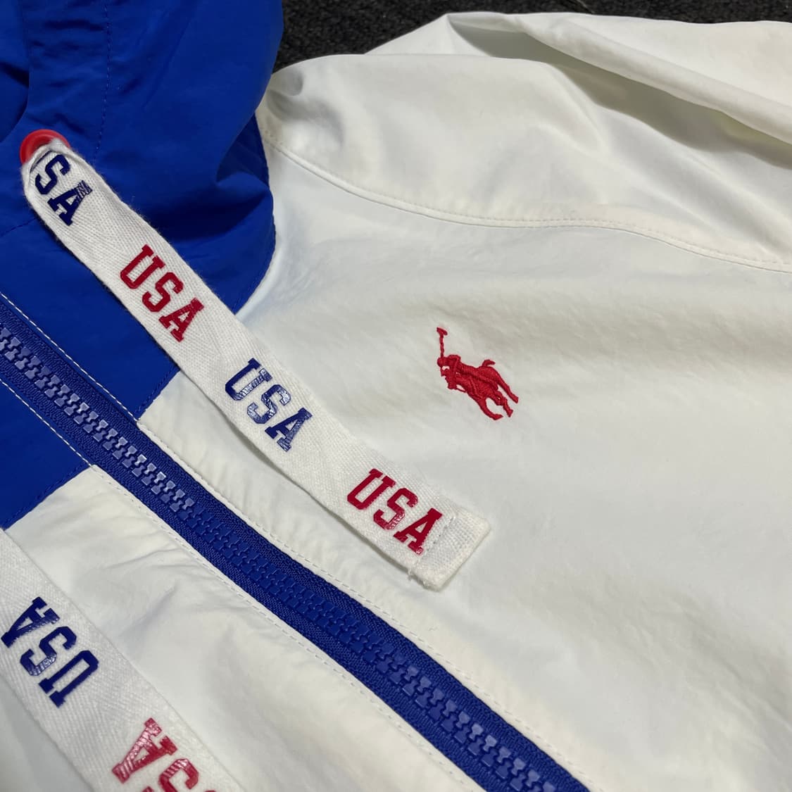 폴로 랄프로렌 2020 도쿄 올림픽 usa 바람막이 트랙자켓 xxs 상품이미지4