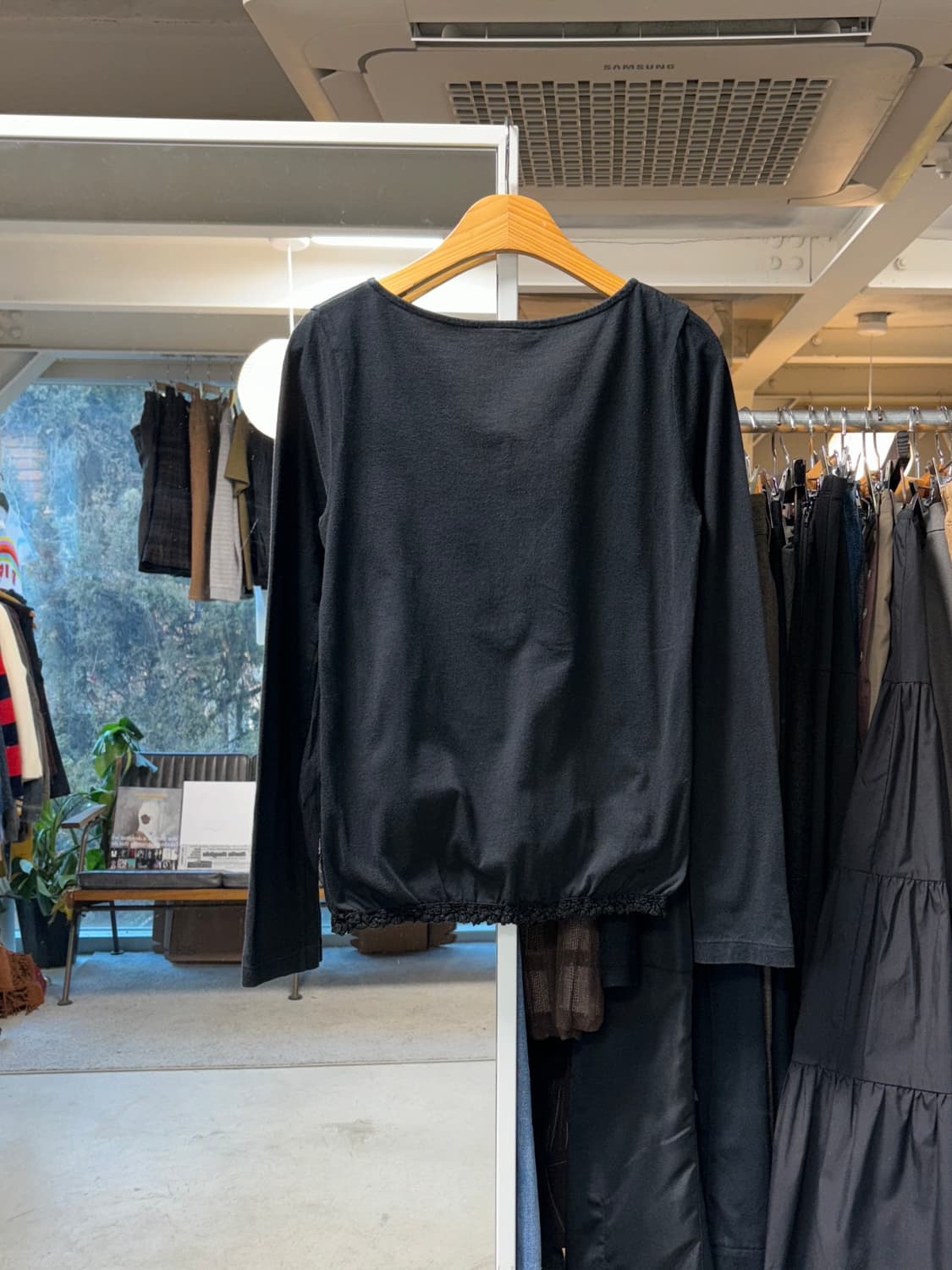 스나오 쿠와하라 레이스 롱슬리브 상품이미지2