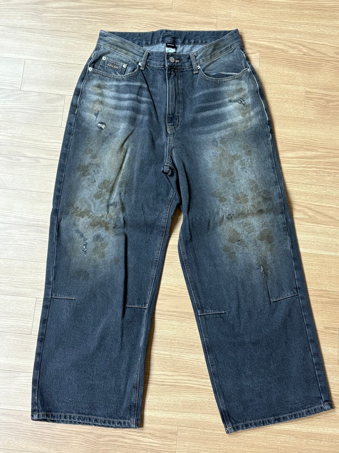 더티 워싱 디스 데님 상품이미지1