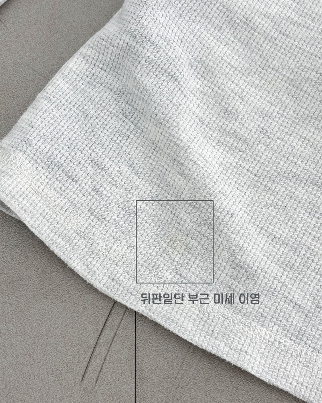 HARLEY DAVIDSON 숄더 레이스 배색 90s 그래픽 와플 티 상품이미지9