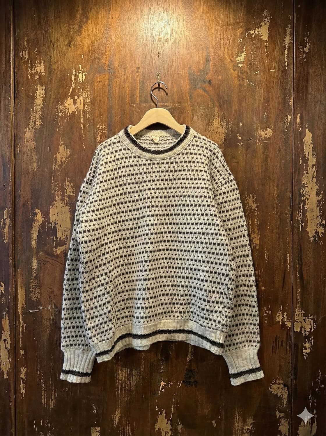 빈티지 노르딕 버즈아이 니트 상품이미지1