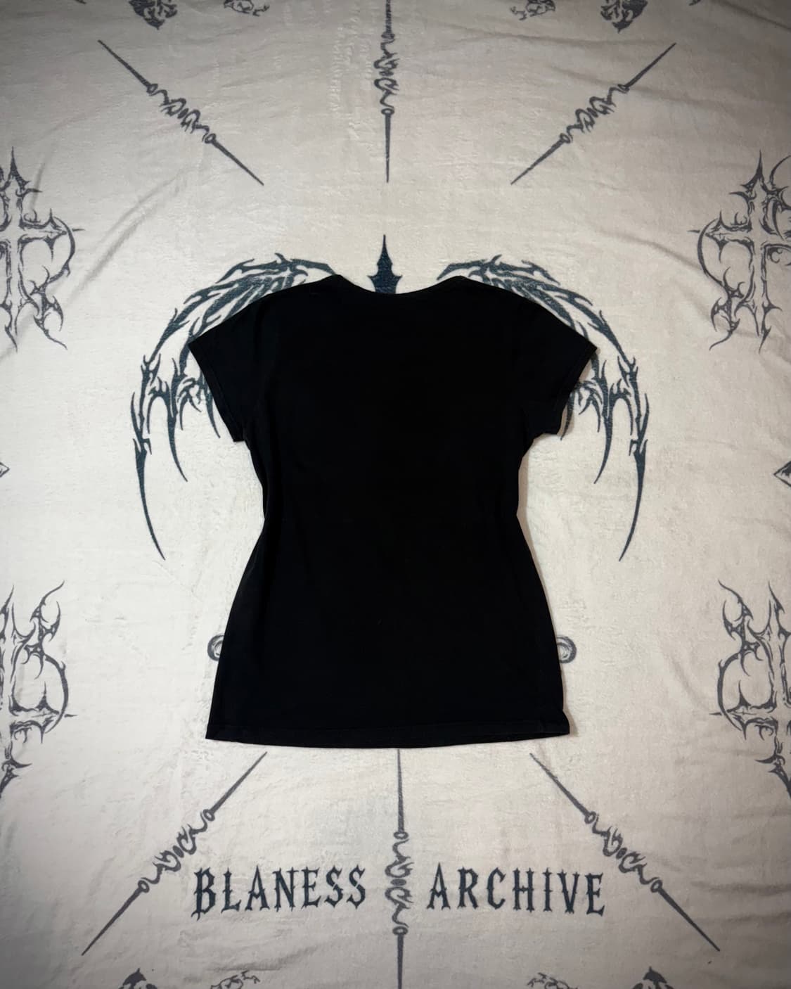 Y2K cubic Gothic Printing short sleeve 상품이미지2