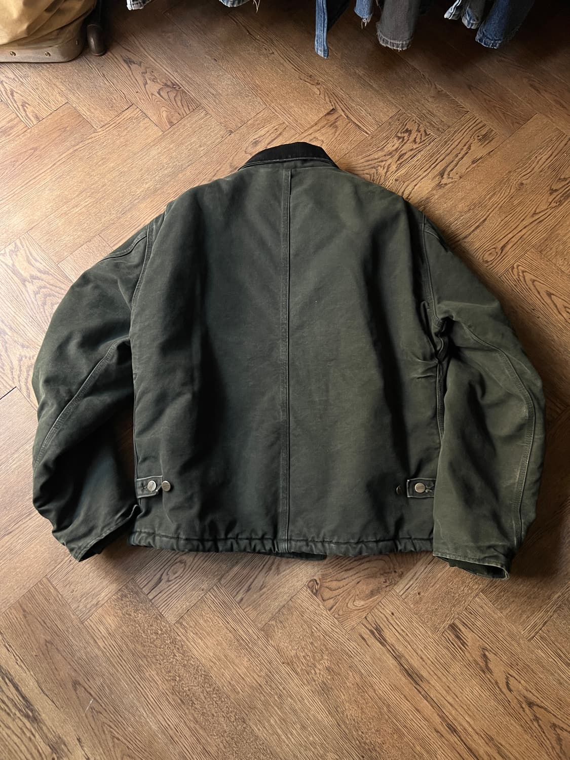 [L]칼하트 USA J22 모스그린 아크틱 워크 자켓 상품이미지7