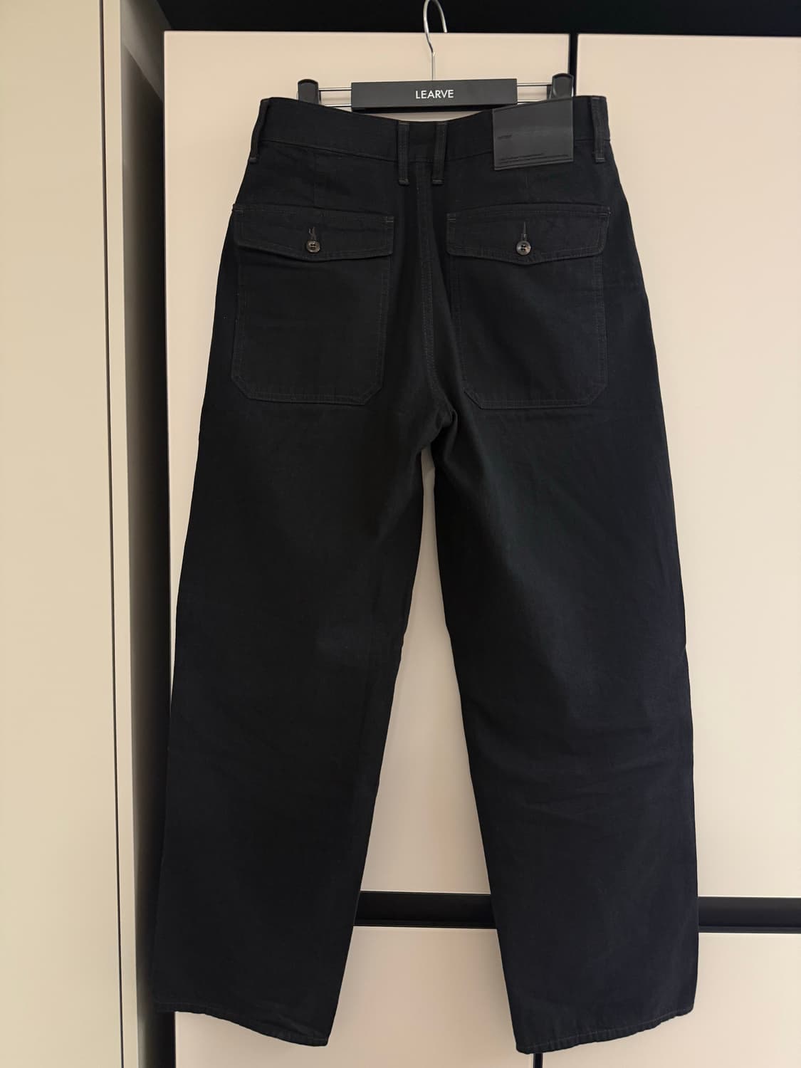 [3]포터리 라이트 바이커 데님 블랙 상품이미지4